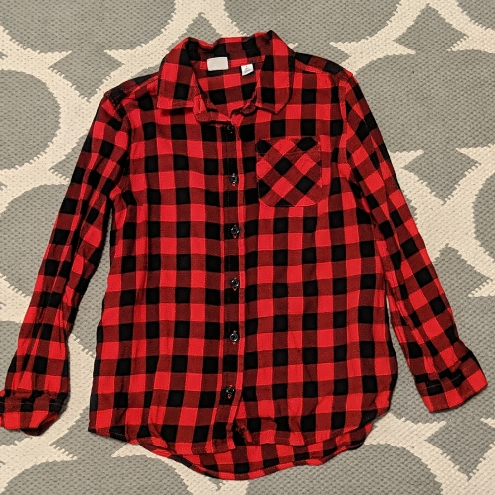 Girls Button Down